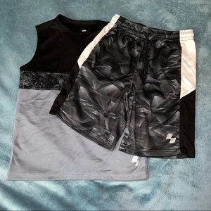The Children‘s Place Performance Tank Top and Basketball Shorts Set